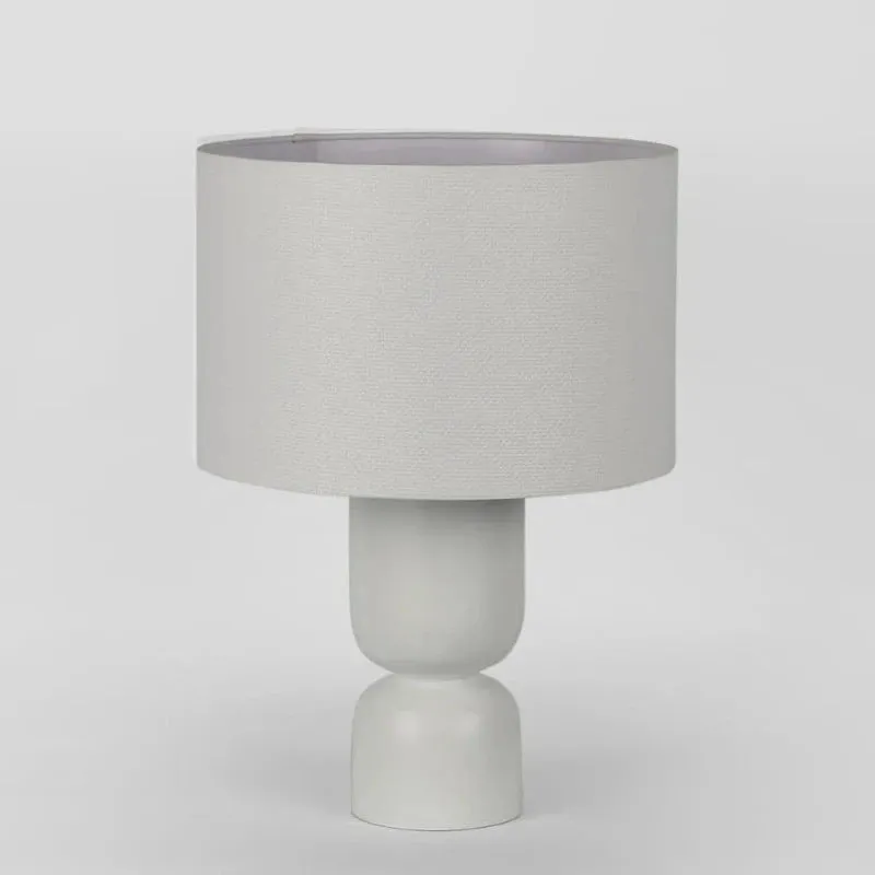 Wooden Hourglass Table Lamp